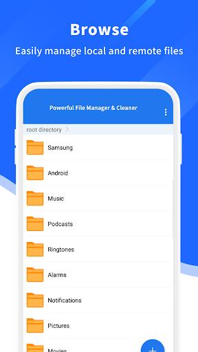 Power File Manager & Cleaner ဖန်သားပြင်ဓာတ်ပုံ 0