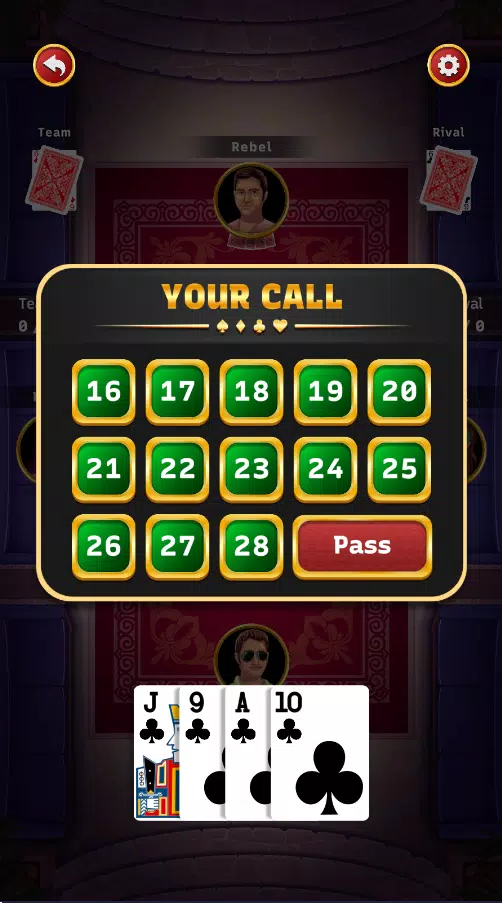 29 King Card Game Offline Ảnh chụp màn hình 2