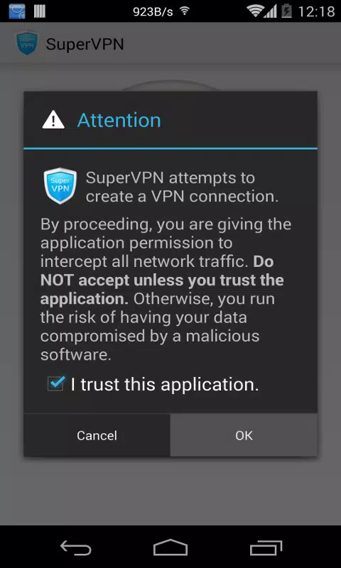 SuperVPN Pro Скриншот 0