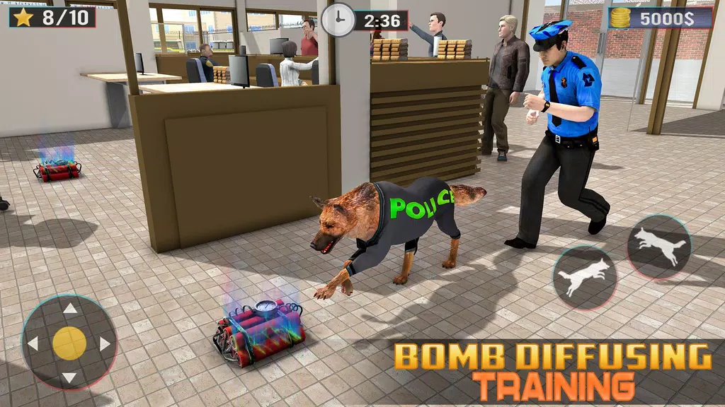 Police K9 Dog Training School: Dog Duty Simulator 스크린샷 1