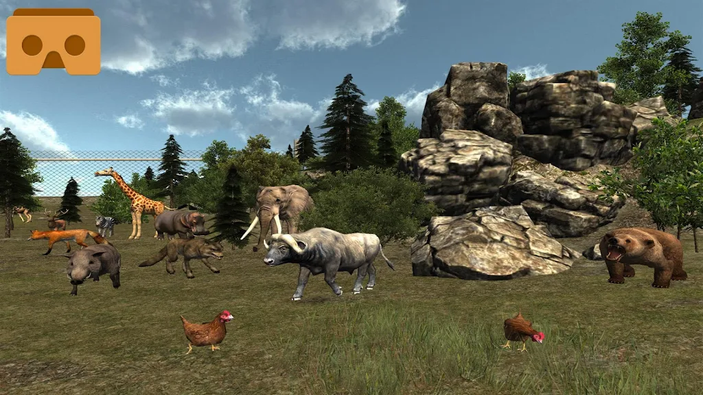 VR Virtual Zoo 3D Ekran Görüntüsü 0