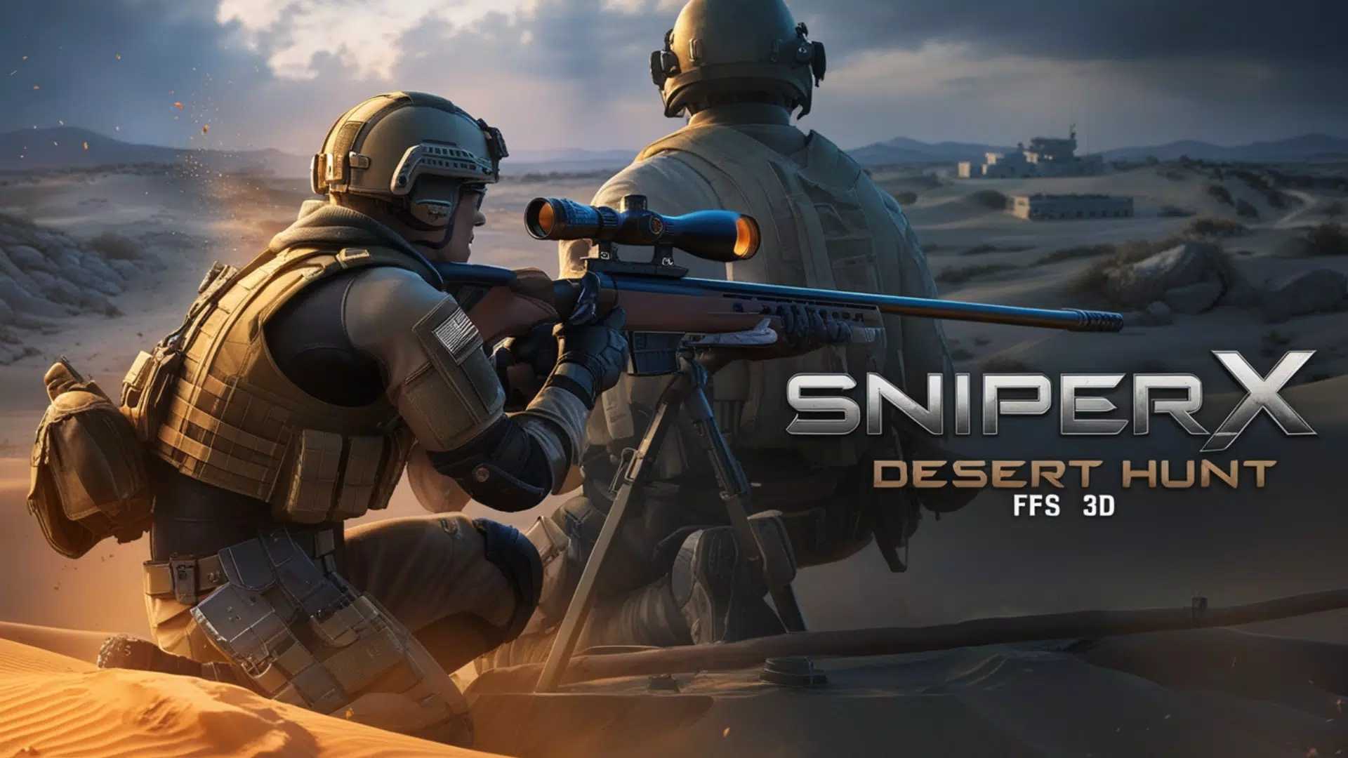 Sniper X : Desert Hunt FPS 3D應用截圖第1張