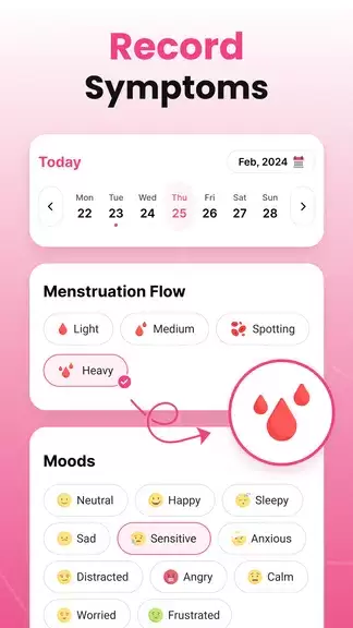 Period Tracker Ovulation Cycle Zrzut ekranu 2