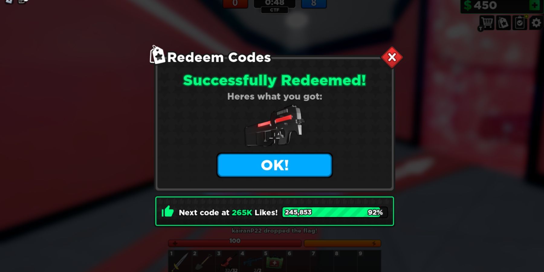 Redeeming Codes