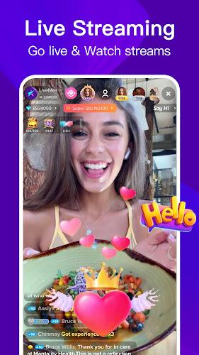 LiveMe+: Live Stream & Go Live Captura de tela 0