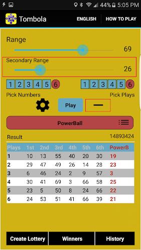 Lottery Strategy Captura de pantalla 3