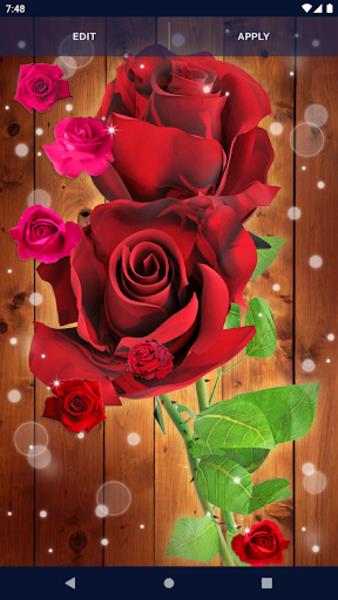 Red Rose Live Wallpaper Zrzut ekranu 3