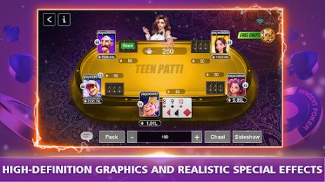 Teen patti Glory Capture d'écran 2