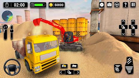 Heavy Sand Excavator 3D Sim স্ক্রিনশট 2