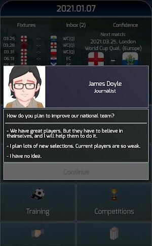 True Football National Manager descargar mod apk