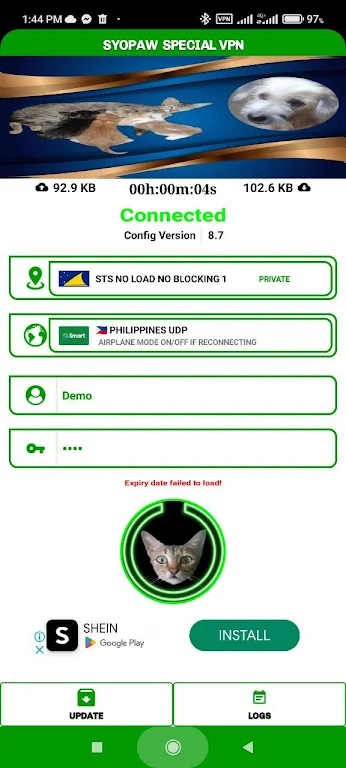 Syopaw Special VPN Ảnh chụp màn hình 0