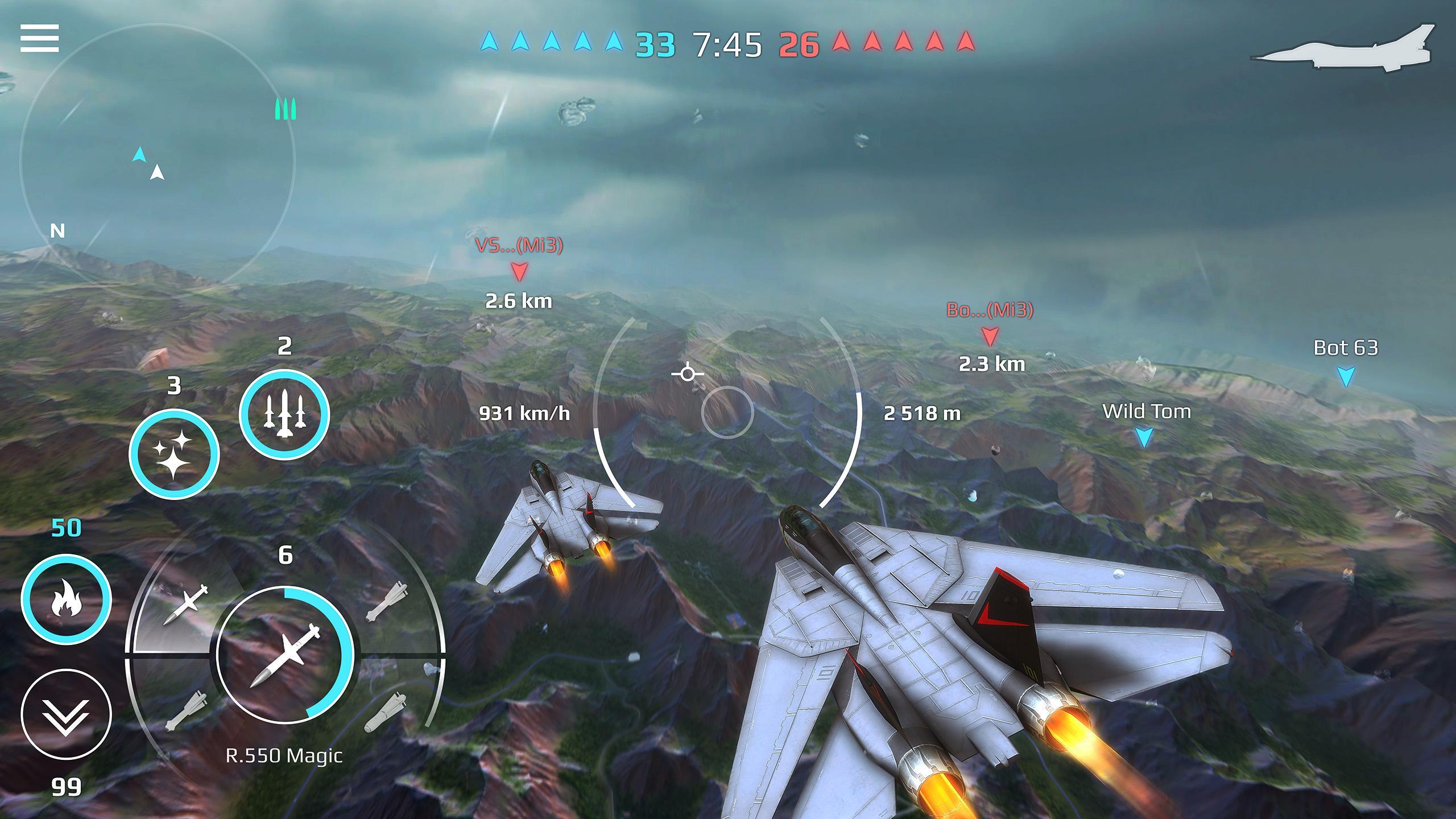 Sky Combat Tangkapan skrin 3