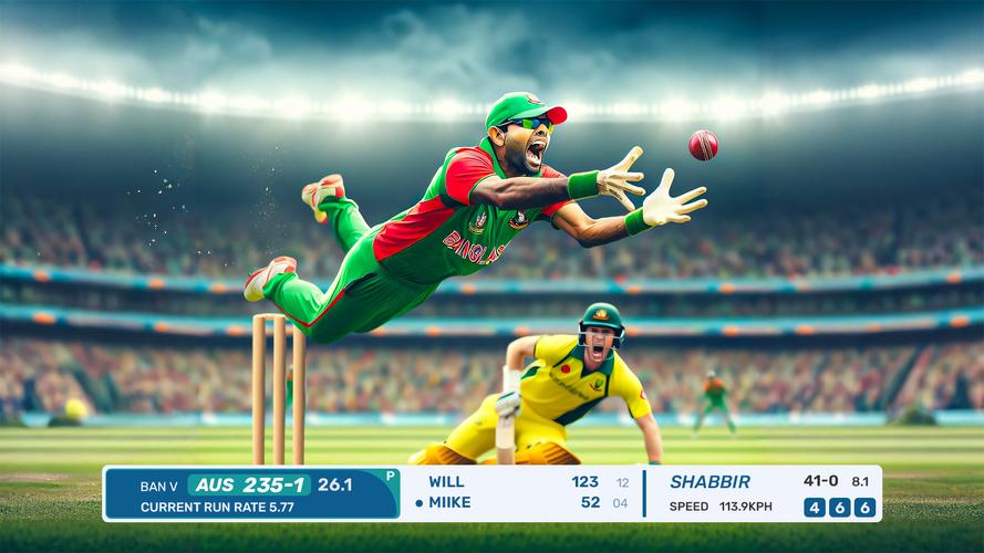 Real World T20 Cricket 2024 Schermafbeelding 3