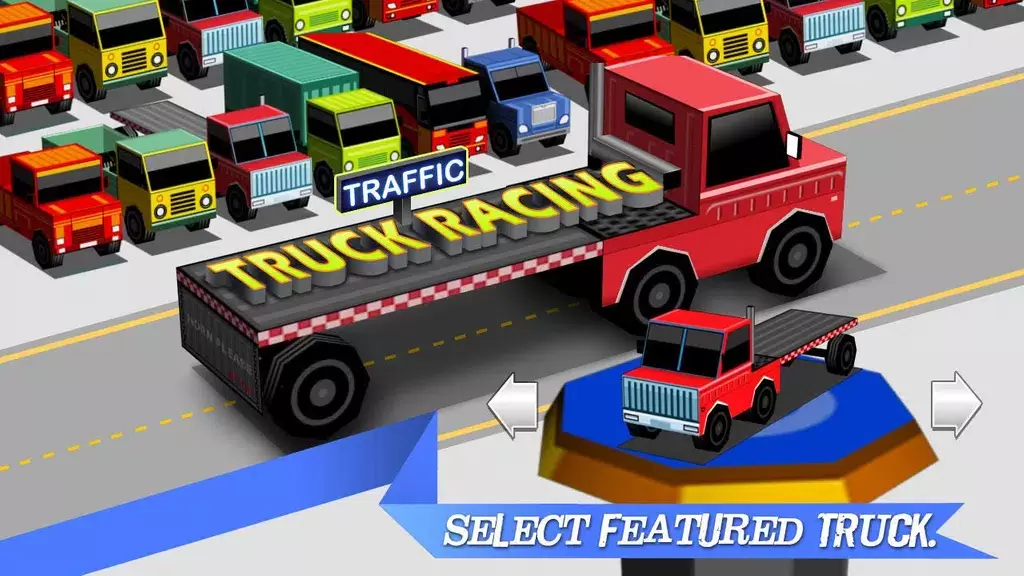 Truck Traffic Racing3D Captura de tela 0