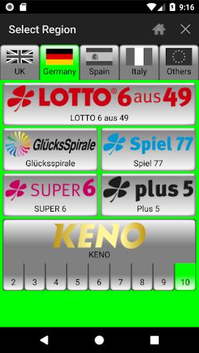 Lotto Number Generator for EUR应用截图第2张