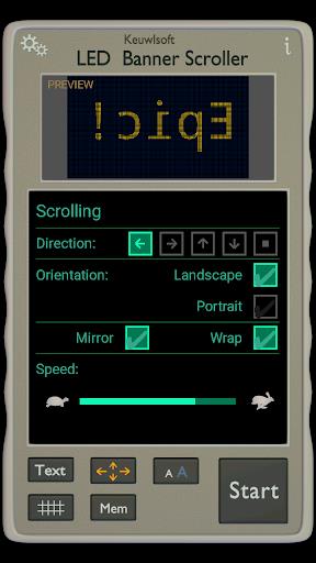 LED Banner Scroller Capture d'écran 1