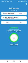 Rafi Fast UDP VPN スクリーンショット 0