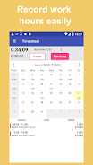 Work Log: Timesheet & Invoice Screenshot 0