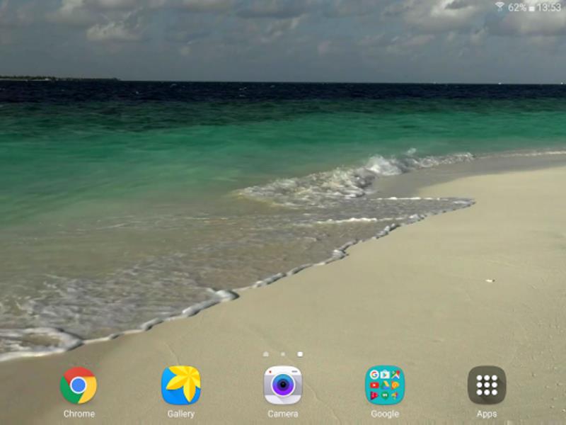 Tropical Beach Live Wallpaper ဖန်သားပြင်ဓာတ်ပုံ 1