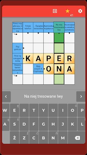 Krzyżówki Captura de pantalla 3