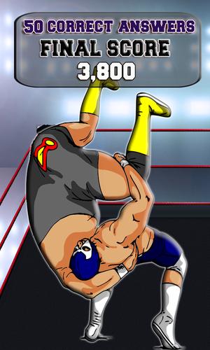 Wrestling Body Slams Pro Quiz Captura de pantalla 3