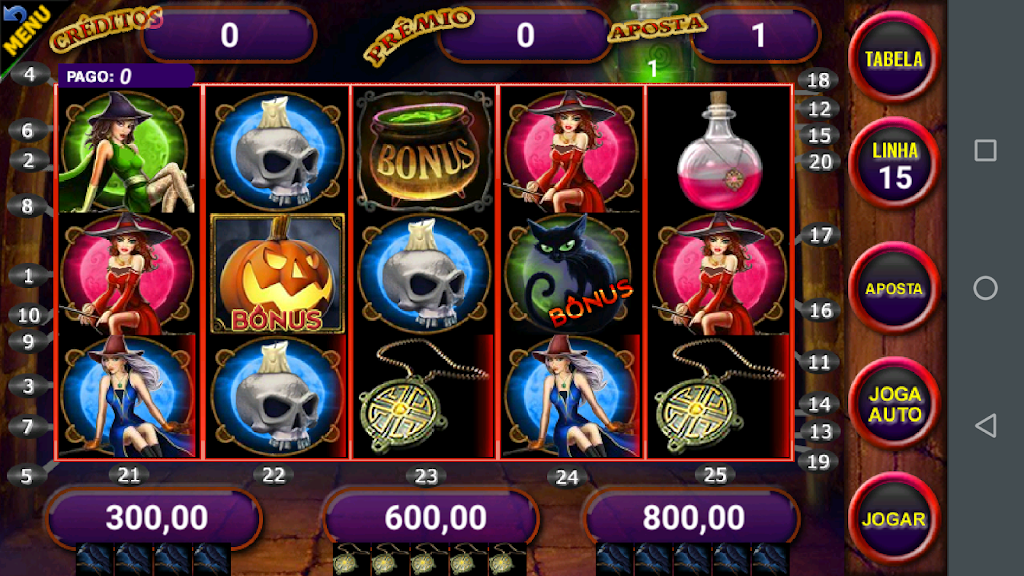 Halloween Fortune Caça Níquel Ảnh chụp màn hình 0