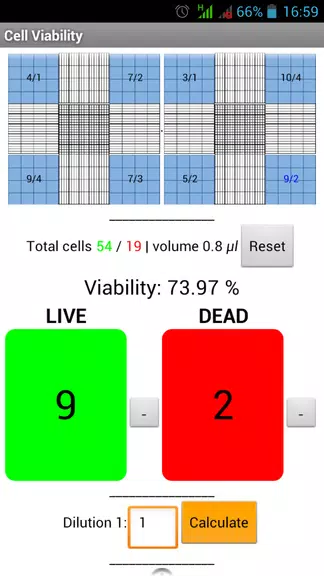 Cells Calculator Tangkapan skrin 3