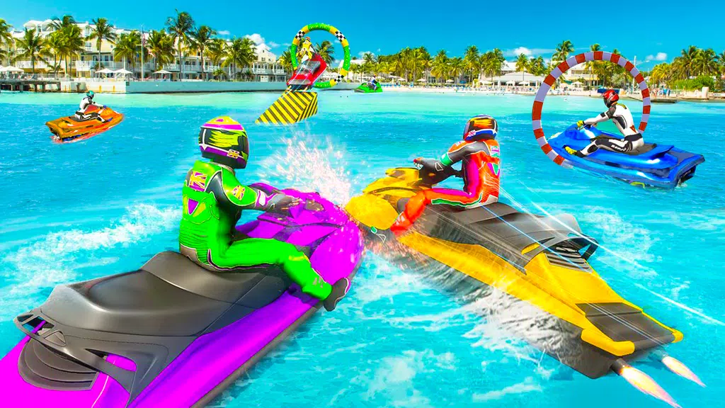 Jet Ski Racing Simulator Games Tangkapan skrin 1