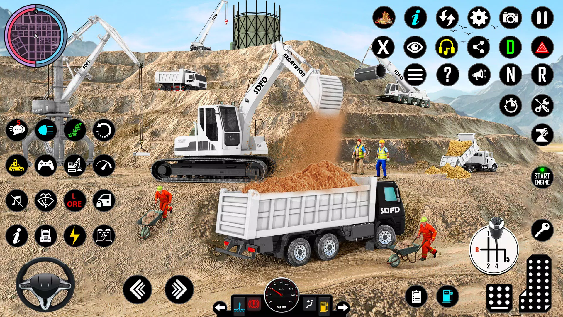 Snow Excavator Simulator Game應用截圖第0張