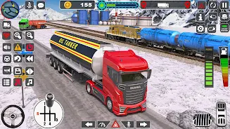 Oil Tanker Truck Driving Games Скриншот 2