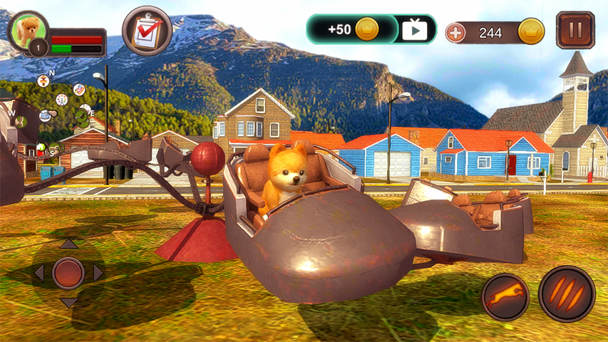 Pomeranian Dog Simulator Capture d'écran 3