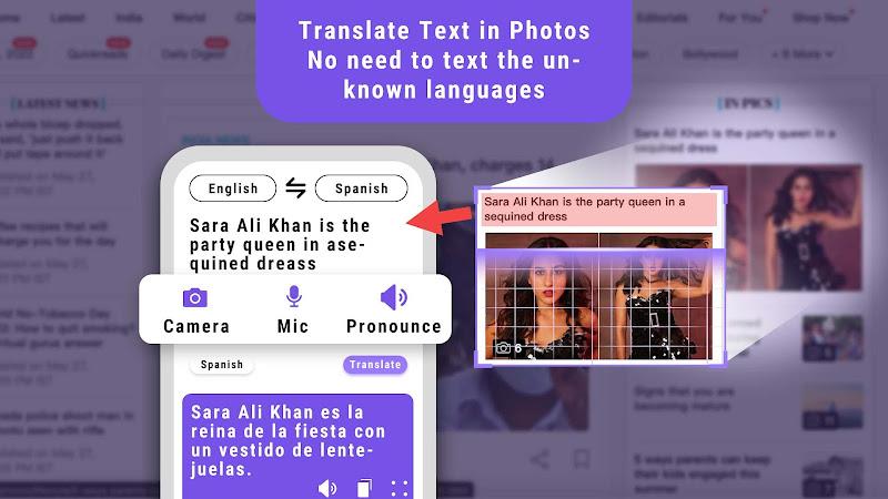 Translate Less with Text Voice ဖန်သားပြင်ဓာတ်ပုံ 2