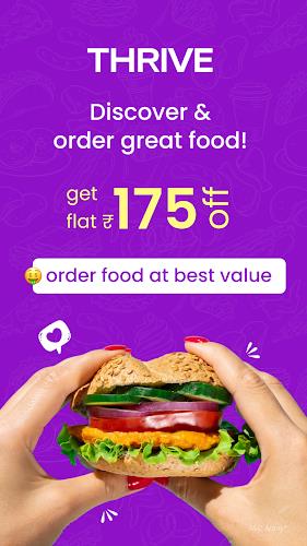 Thrive: Online Food Delivery ဖန်သားပြင်ဓာတ်ပုံ 0