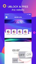 Seven VPN ภาพหน้าจอ 0