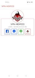 Schermata VPN-HISPEED 3