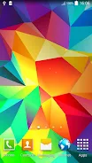 Crystal S5 3D Live Wallpaper Captura de tela 0