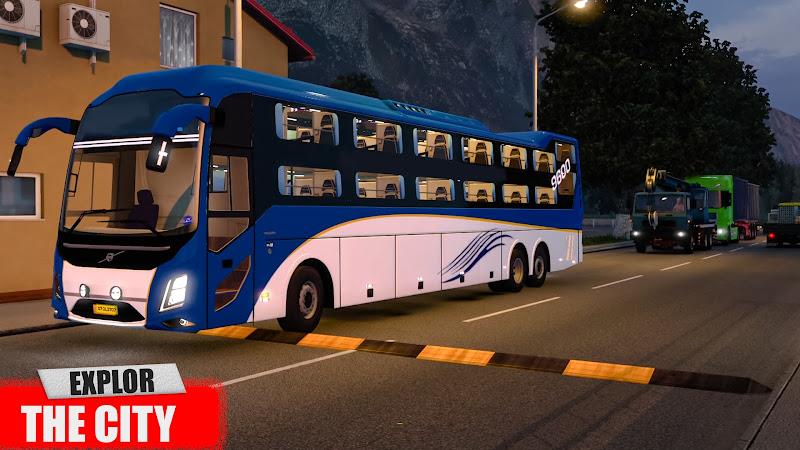 Euro Coach Bus Driving Games Ekran Görüntüsü 0