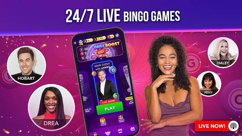 Live Play Bingo: Real Hosts ဖန်သားပြင်ဓာတ်ပုံ 2