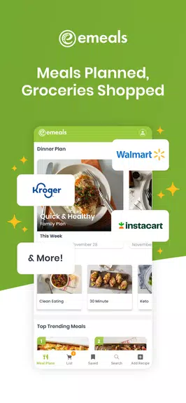 eMeals - Meal Planning Recipes应用截图第0张