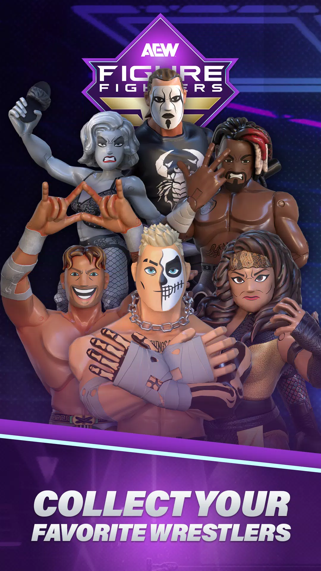 AEW: Figure Fighters Wrestling Captura de pantalla 0