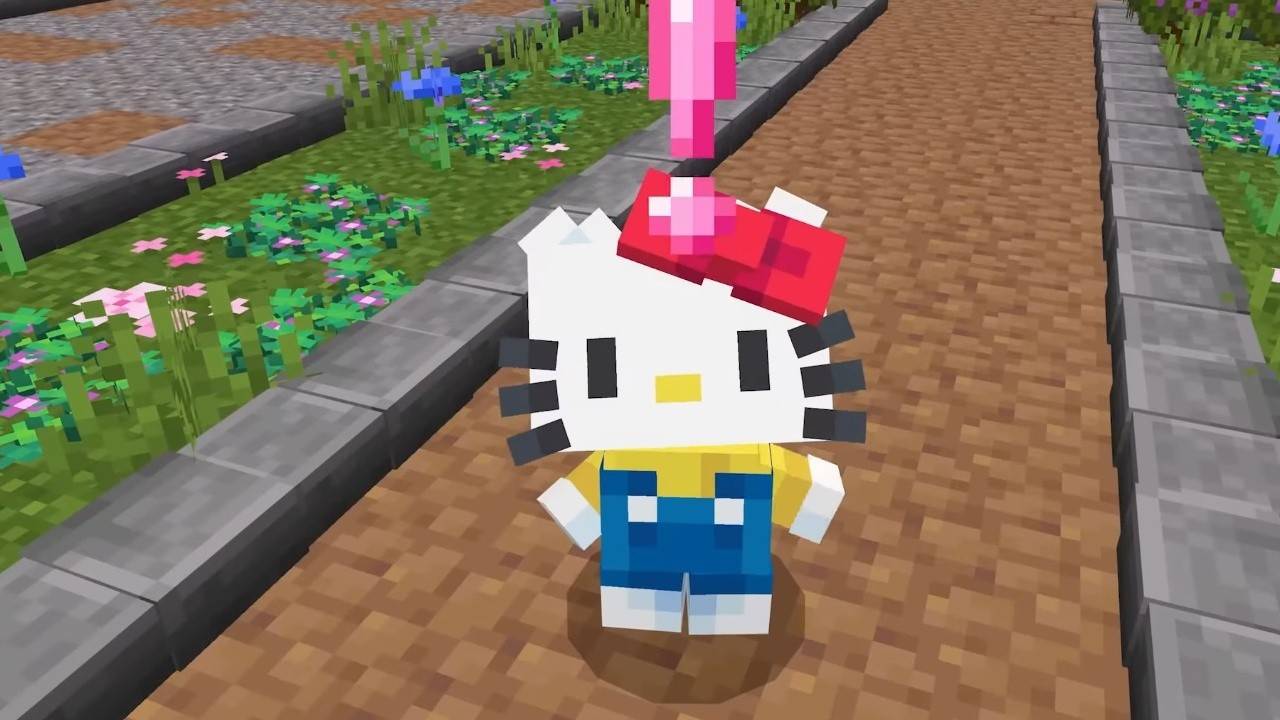 Minecraft onthult officiële hello kitty dlc