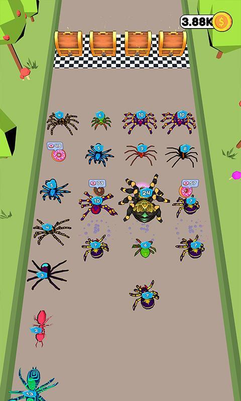 Merge Ants: Underground Battle ภาพหน้าจอ 2