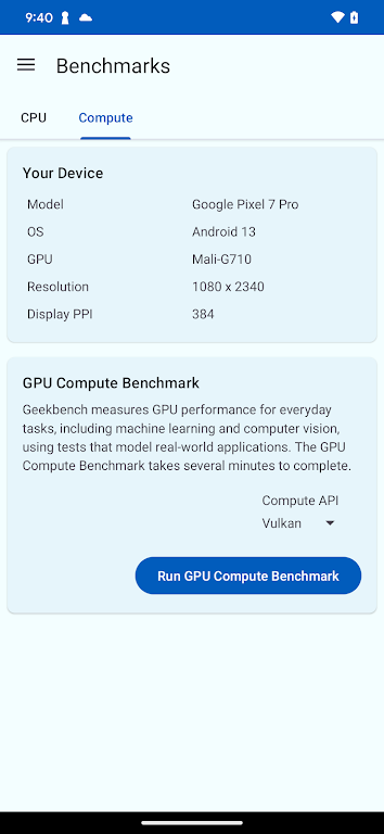 Geekbench 6 Captura de tela 2