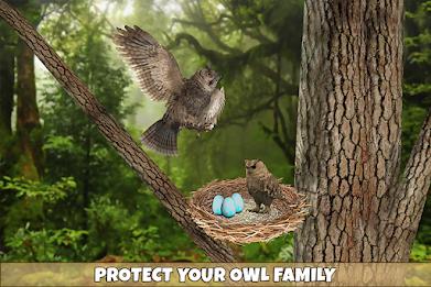 Owl Bird Simulator Birds Game Schermafbeelding 3