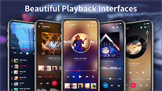 Music Player - Colorful Themes ภาพหน้าจอ 0