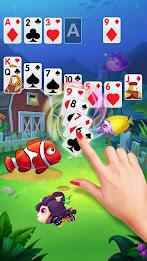 Solitaire Fish Klondike Card स्क्रीनशॉट 2