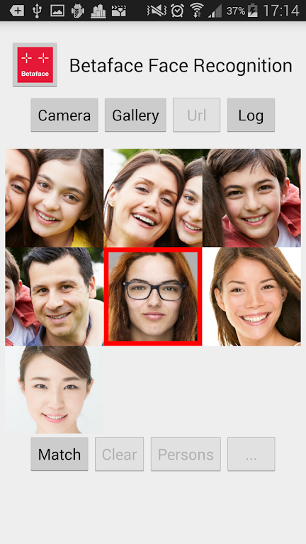 Betaface Face Recognition Capture d'écran 0