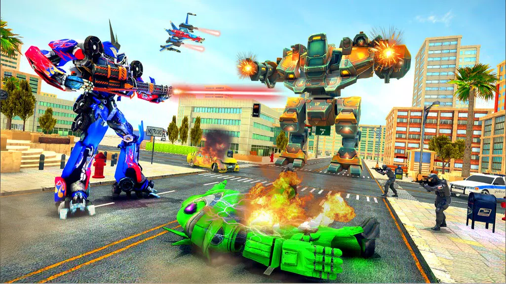 Truck Robot Transform Game スクリーンショット 1