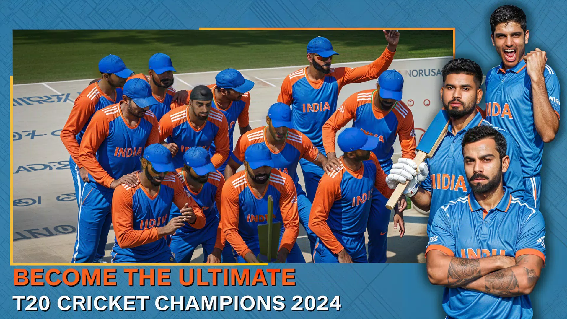 Cricket Champions Real 3D Game Captura de tela 2