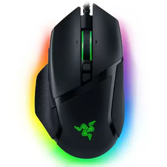 Razer - Basilisk V3 Wired Optical Gaming Gaming Mouse พร้อมแสง Chroma RBG - Wired - Black